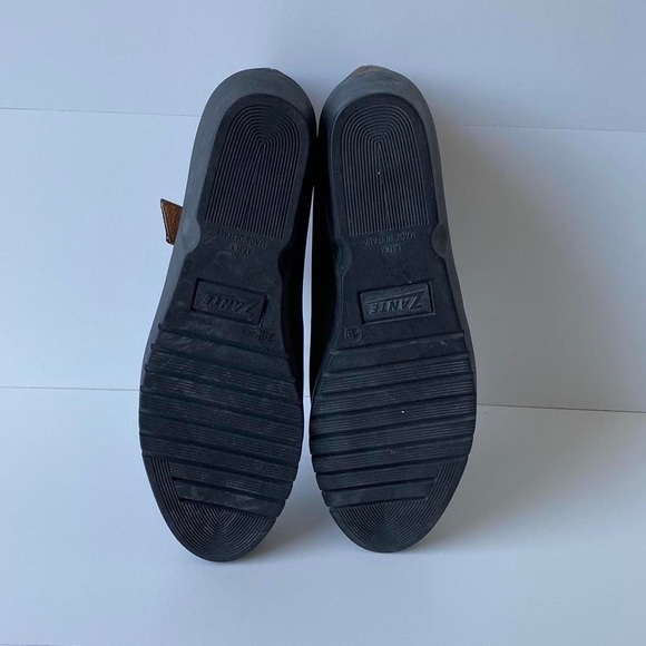 Brown Suede Zante Mary Jane Wedges - Picture 7 of 8